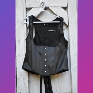 Corset Story Black Underbust Corset Size UK 22
